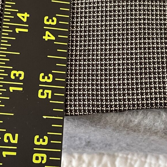 NWT IZOD Mens Suit Jacket Sport Coat 44L Black Micro Checks Polyester Rayon - Picture 12 of 14